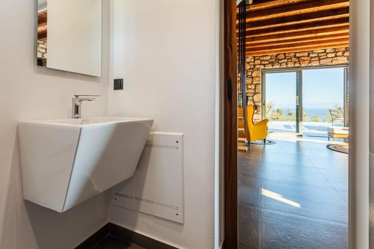 Gerakada Exclusive-Seaview Villa With Private Pool Koróni Kültér fotó