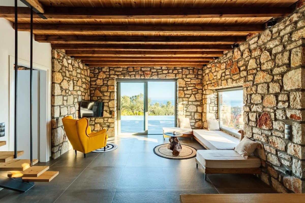 Gerakada Exclusive-Seaview Villa With Private Pool Koróni Kültér fotó